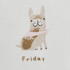 Organic Cotton Days Of The Week Bodysuit (7 Pack)