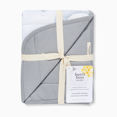 Reversible Organic Cotton Jersey Knit Blanket