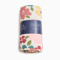 Organic Cotton Quilted Blanket