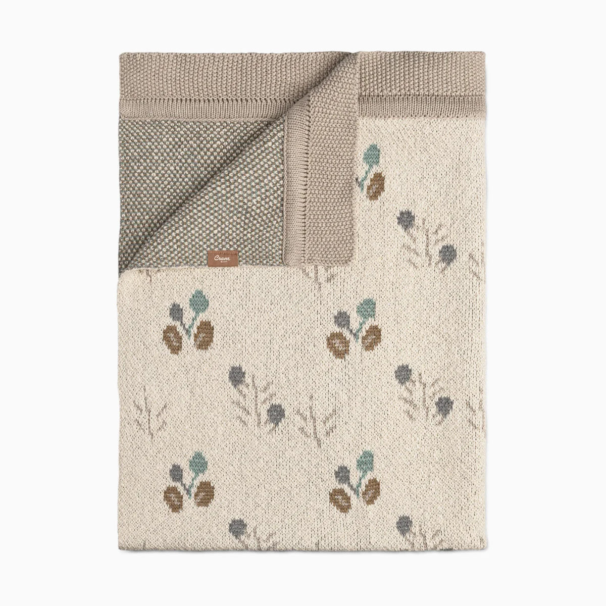 Avery Organic Cotton Knitted Baby Blanket