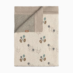 Avery Organic Cotton Knitted Baby Blanket