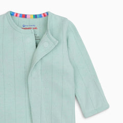 Pointelle Organic Cotton Footie