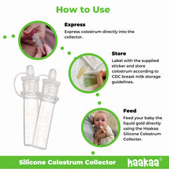 Silicone Colostrum Collector Set