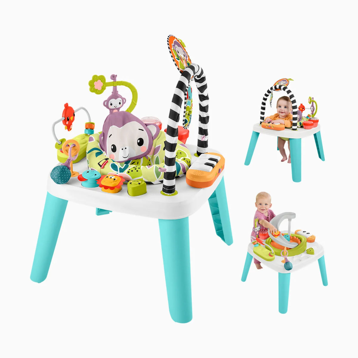 2 in 1 Purple Monkey Musical Activity Center