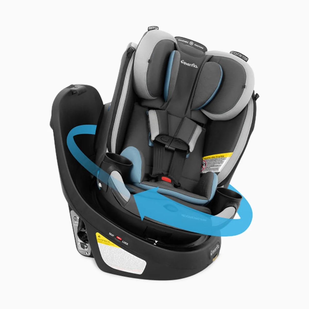 Revolve360 Slim 2-in-1 Rotational Car Seat with Quick Clean Cover
