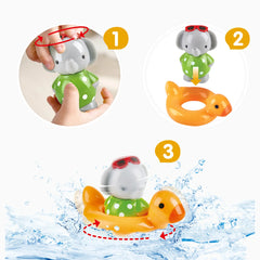 Bath Time Elephant Spin Splash 'n' Swim & Basketball Bundle