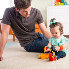Garden Bug Wrist Rattle & Foot Finder Set