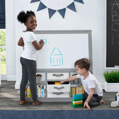 Deluxe Double-Sided Easel & Storage Unit