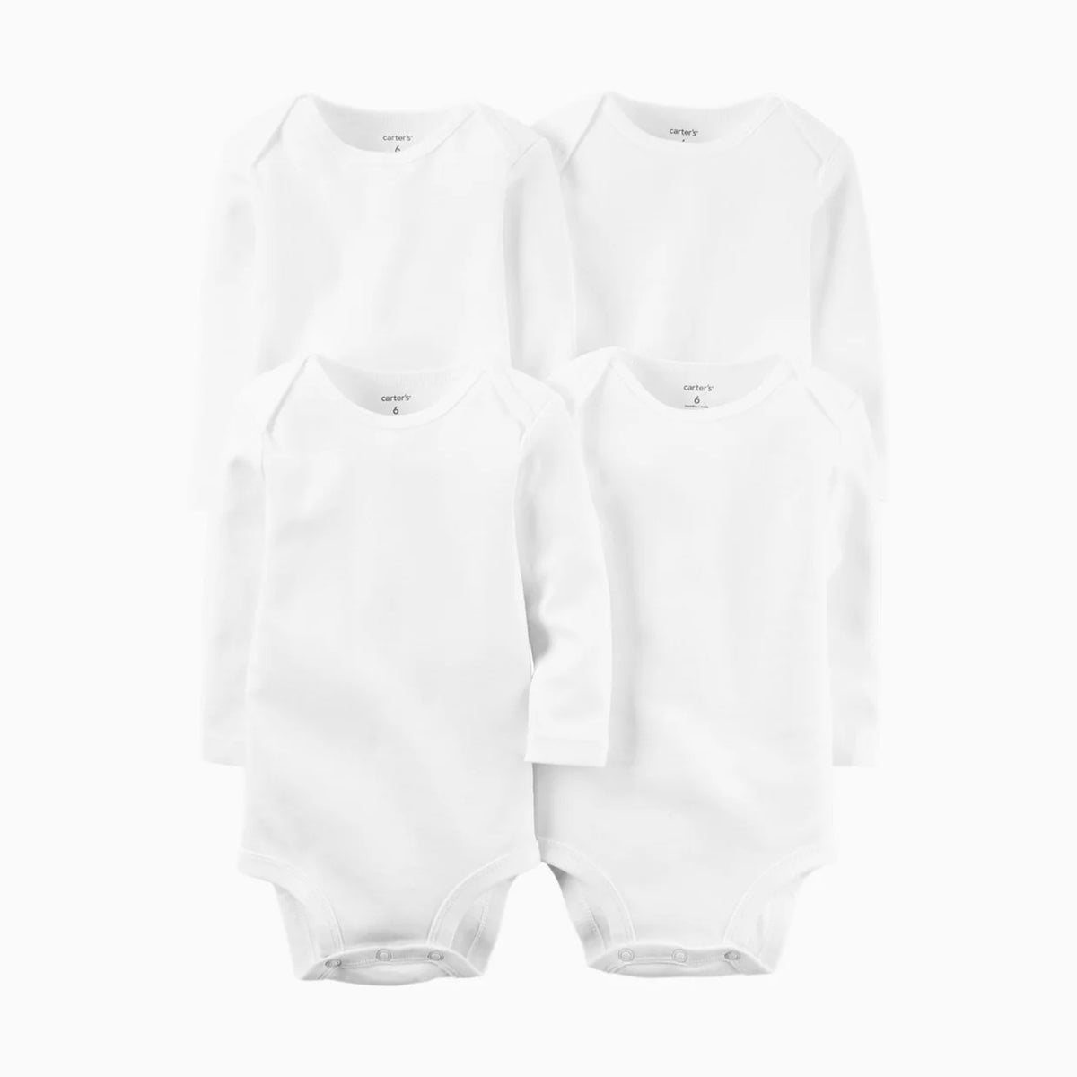 Long-Sleeve Bodysuits (4 Pack)