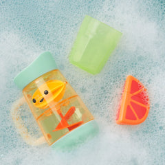 Tub-to-Table Cafe Swirl & Splash Lemonade Bath Toy Set