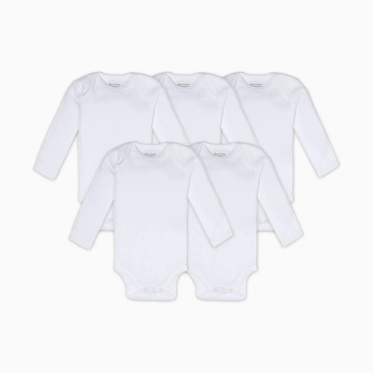 Organic Long Sleeve Bodysuit (5-Pack)