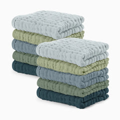 6-Layer Muslin Baby Washcloths (10 Pack)