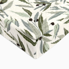 Quilted Changing Pad Cover in GOTS Certified Organic Muslin Cotton